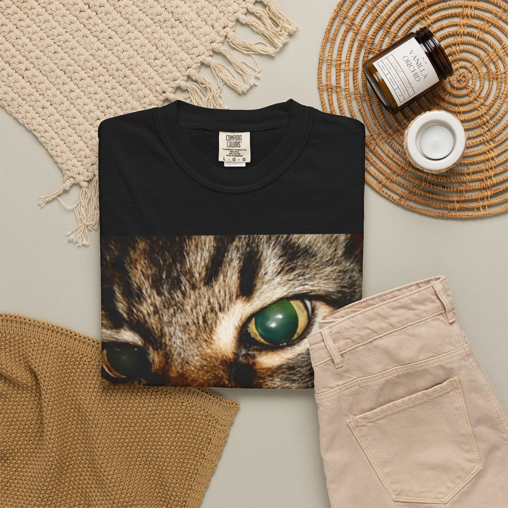 Cat Smoking T-Shirt — Graphic Feline with Cigarette Shirt