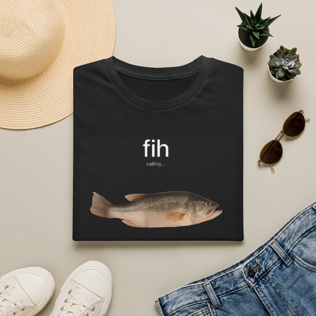 Fishing Tee — "Fish Is Calling" Graphic T-Shirt